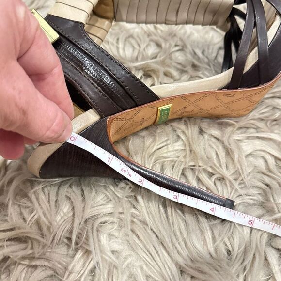 L.A.M.B. Zada ankle strap high heel sandal size 9.5 - Picture 9 of 12